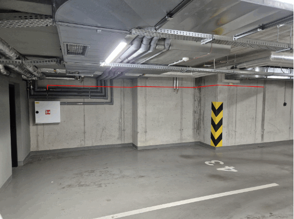 Vývod vody na zahradu – příprava instalace PPR potrubí v suterénu bytového domu